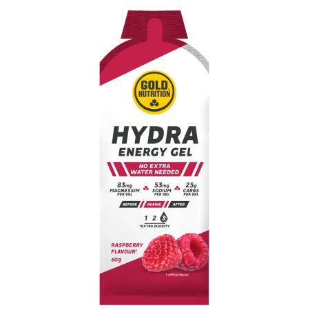 Gel energizant cu magneziu, Zmeura, 60 g, Gold Nutrition