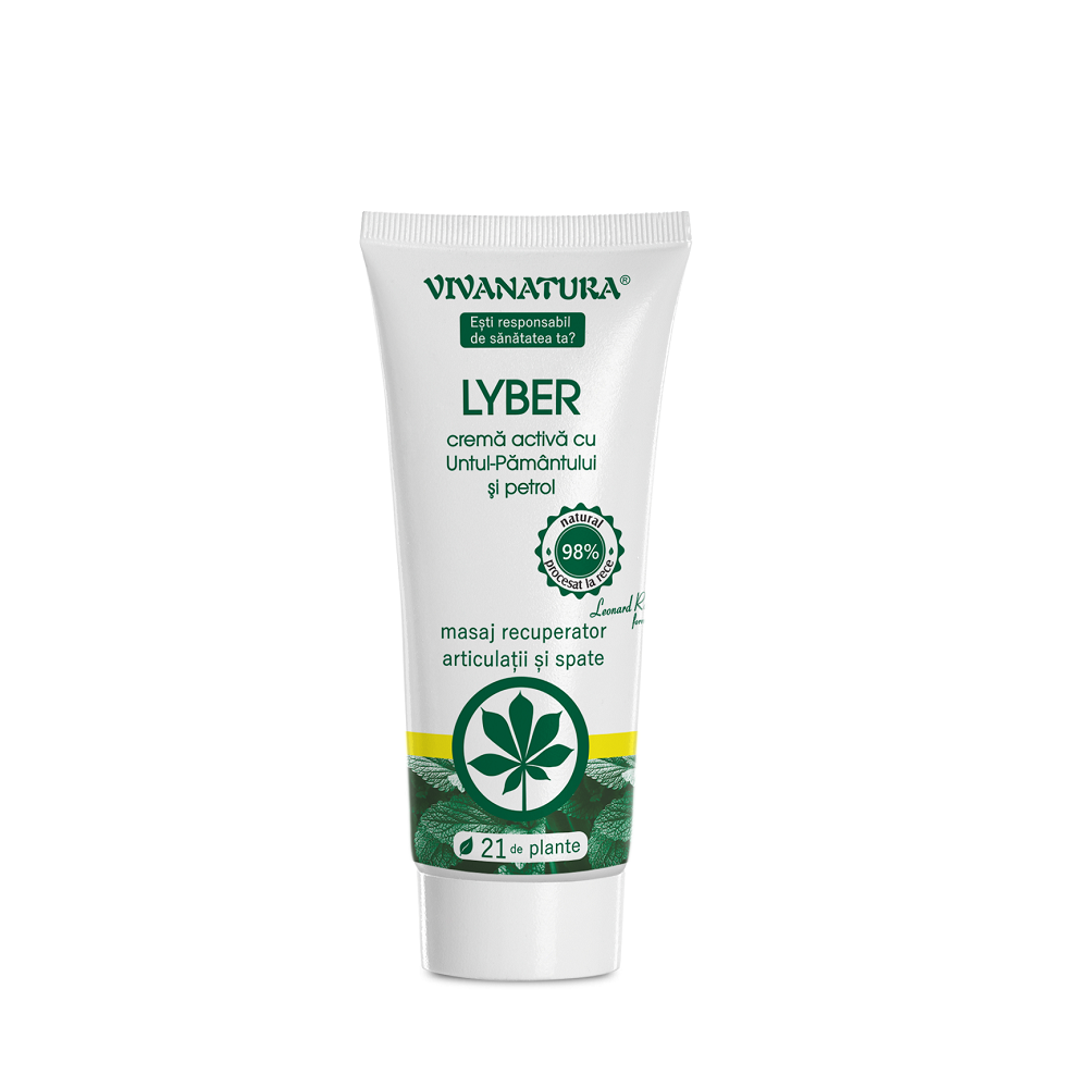 Crema antireumatica cu untul pamantului Lyber, 75 ml, Vivanatura