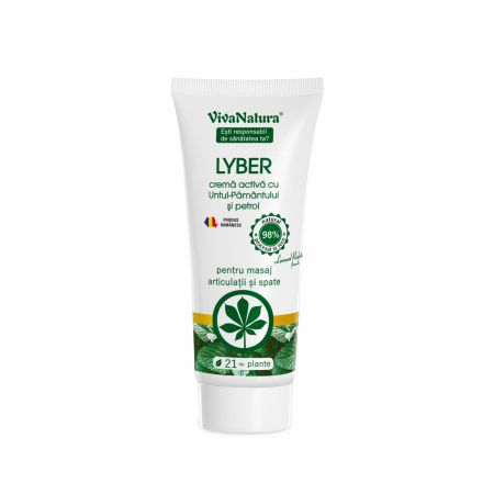 Crema antireumatica cu untul pamantului Lyber, 75 ml, Vivanatura