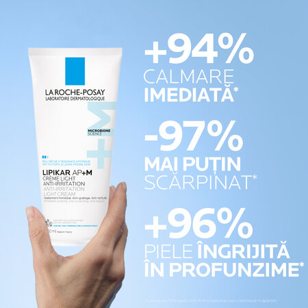 Crema cu tripla actiune Lipikar Light AP+M, 200 ml, La Roche Posay 745288