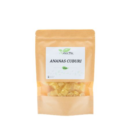 Ananas cuburi, 250g, Natura Plus