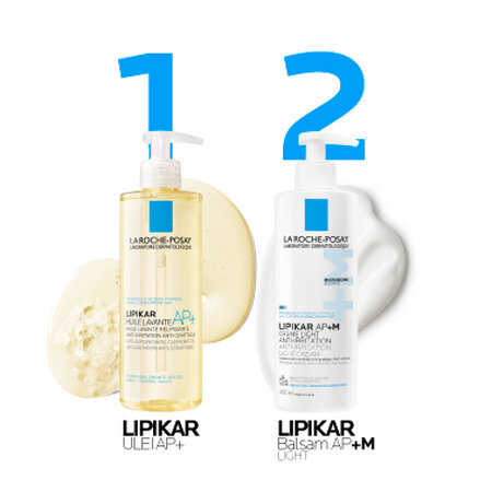 Crema cu tripla actiune Lipikar Light AP+M, 400 ml, La Roche Posay 745313