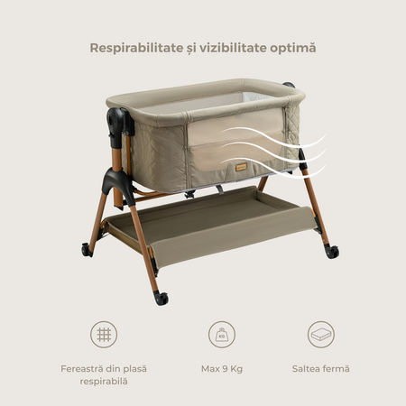 Patut co-sleeper NEST.me, Misty Taupe, Onino 745404