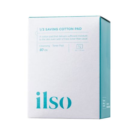 Dischete demachiante 1/3 Saving Cotton Pad, 40 bucati, ILSO