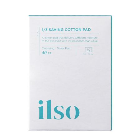 Dischete demachiante 1/3 Saving Cotton Pad, 40 bucati, ILSO 745505