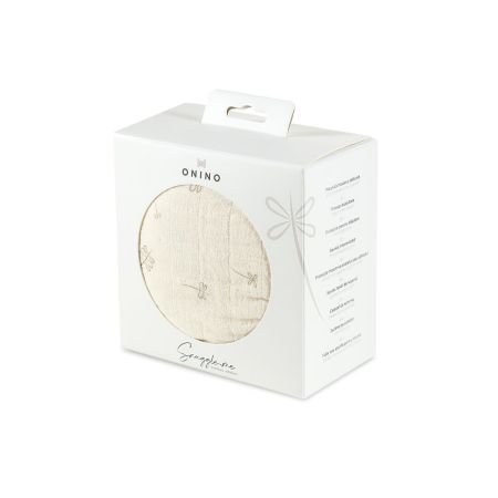 Muselina multifunctionala din bumbac 100% organic SNUGGLE.me, 120x120 cm, Pure Life, 1 bucata, Onino