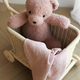 Muselina multifunctionala din bumbac 100% organic HUG.me, 120x120 cm, Warm Peach, 1 bucata, Onino 745482