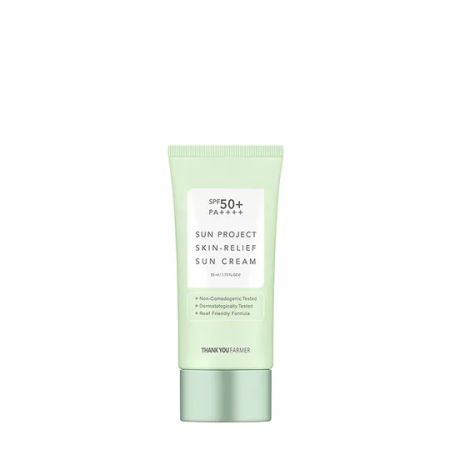 Crema de protectie solara SPF50+ PA++++ Sun Project, 50 ml, Thank You Farmer