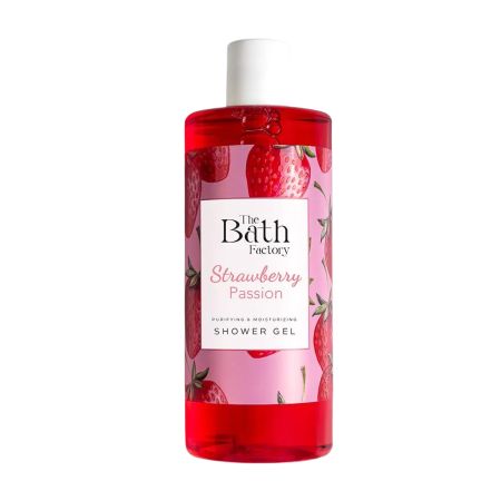 Gel de dus, Strawberry Passion, 400 ml, The Bath Factory