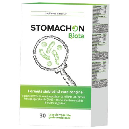 Stomachon Biota, 30 capsule vegetale gastrorezistente, NaturPharma