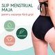 Slip menstrual reutilizabil pentru apa, XS, Negru, 1 bucata, FemiEko 756814