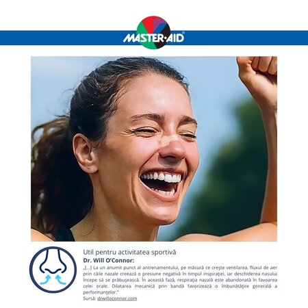 Plasturi nazali, 10 bucati, Master Aid 745680