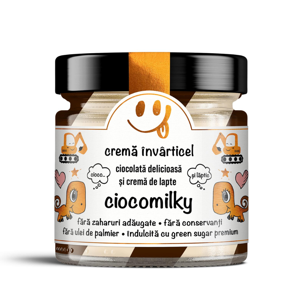 Crema de ciocolata cu lapte Invarticel Secretele Evei, 250 g, Laboratoarele Remedia