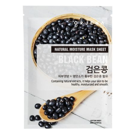 Masca servetel cu extract de fasole neagra, 1 bucata, Orjena