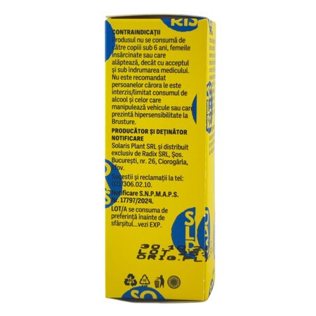 Tinctura de brusture, 50 ml, Solaris 745832