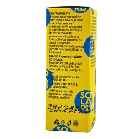 Tinctura de Tataneasa, 50 ml, Solaris 745840