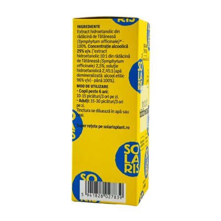 Tinctura de Tataneasa, 50 ml, Solaris 745842