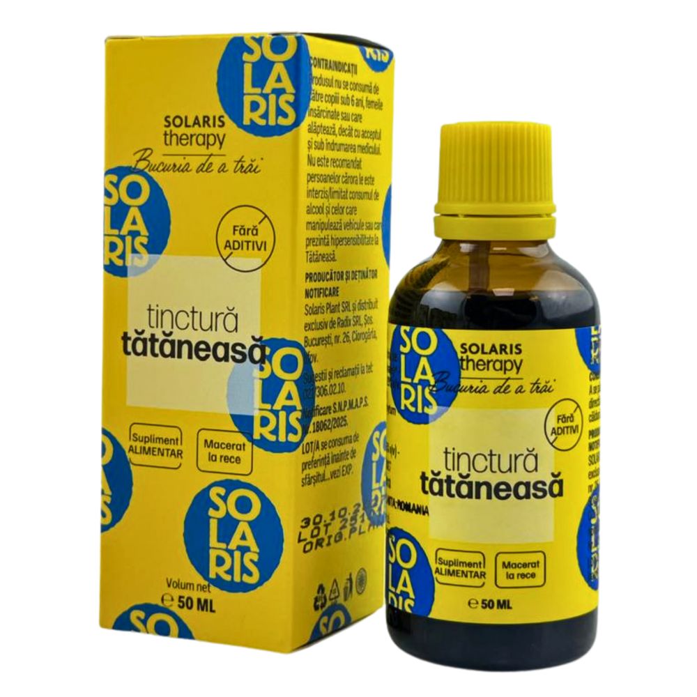 Tinctura de Tataneasa, 50 ml, Solaris