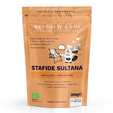 Stafine Bio Sultana, 200 g, Republica Bio