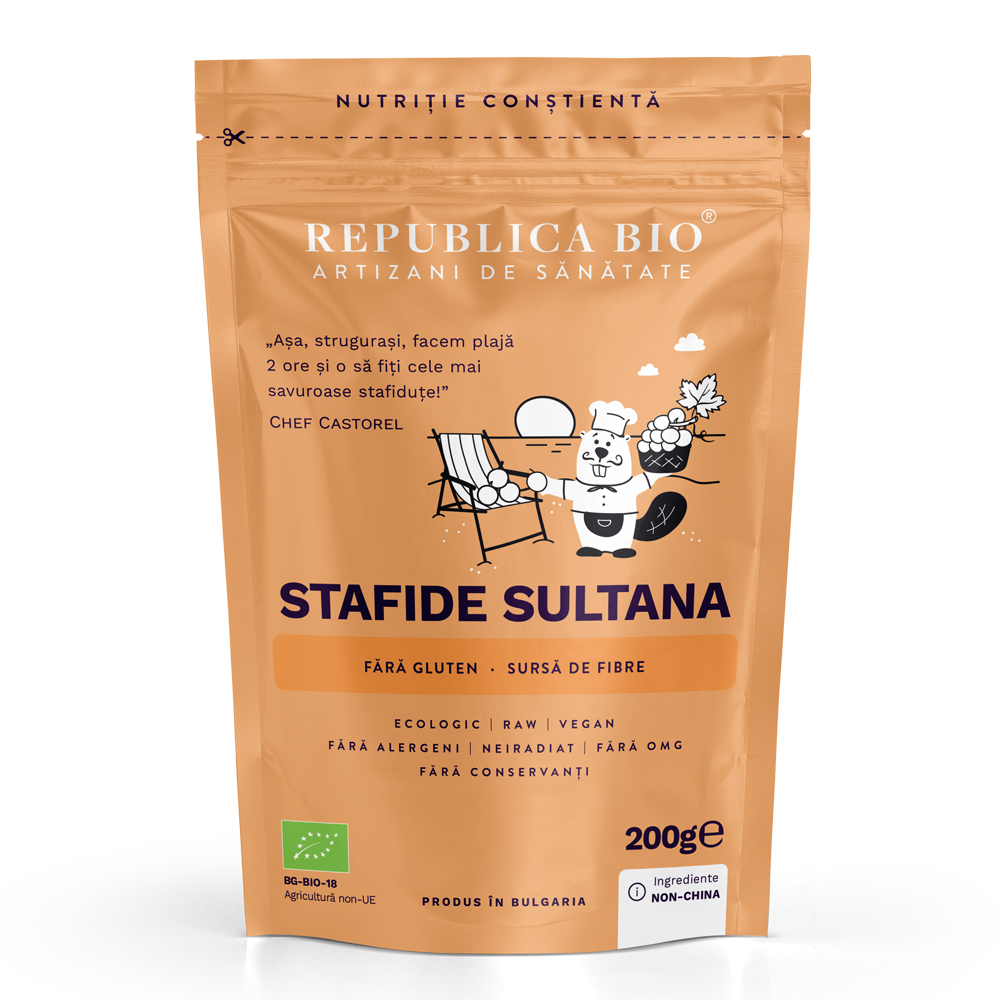 Stafine Bio Sultana, 200 g, Republica Bio