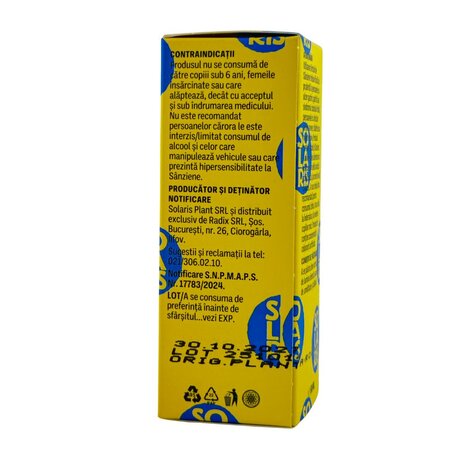Tinctura de Sanziene, 50 ml, Solaris 745847