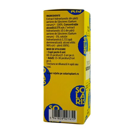 Tinctura de Sanziene, 50 ml, Solaris 745848