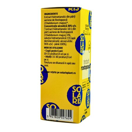 Tinctura de Rostopasca, 50 ml, Solaris 745872