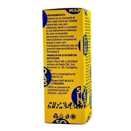 Tinctura de Rostopasca, 50 ml, Solaris 745870