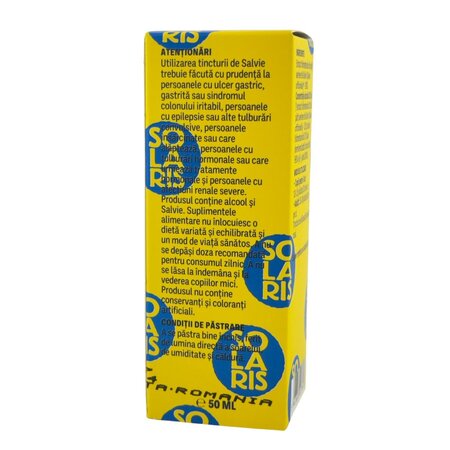 Tinctura de Salvie, 50 ml, Solaris 745883