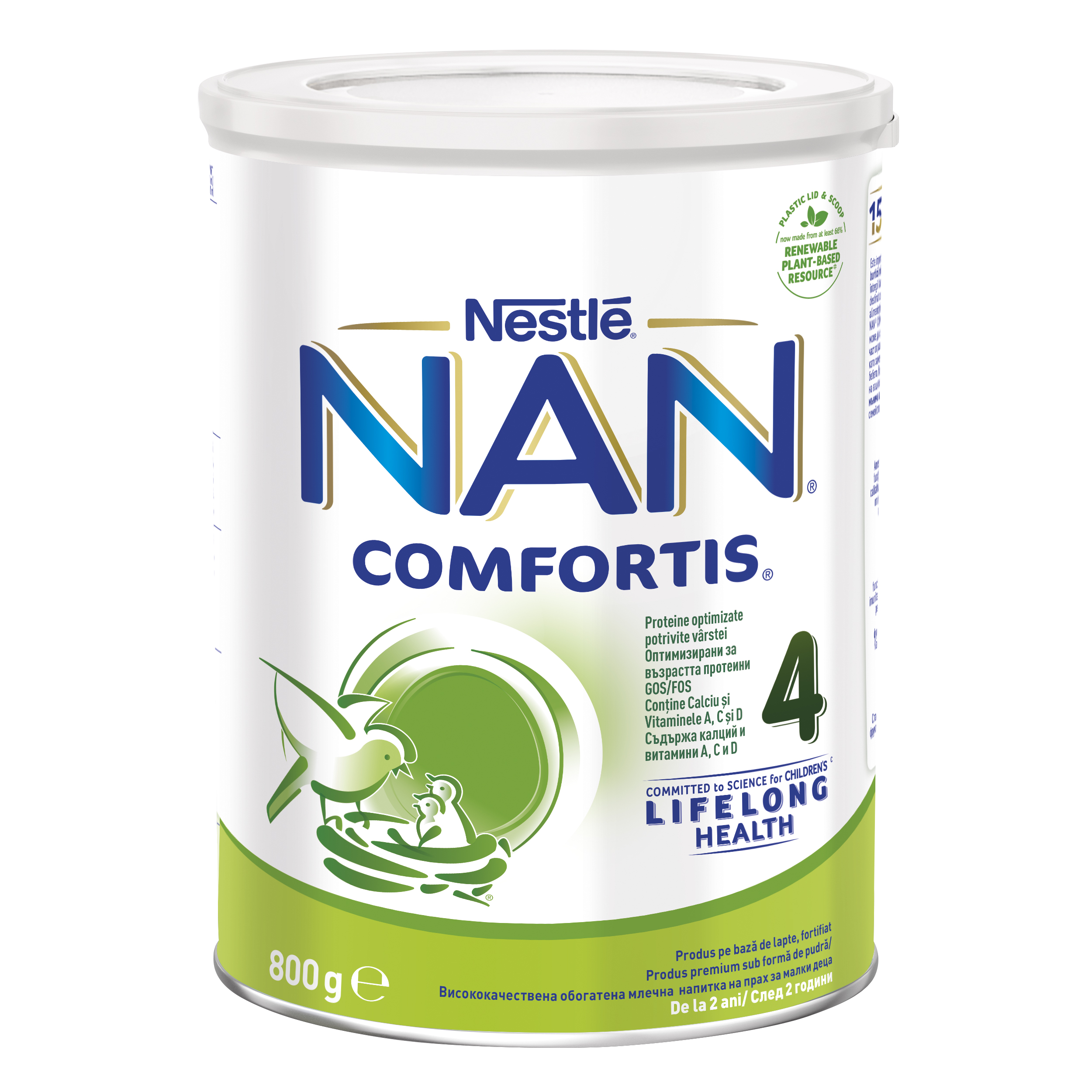 Formula lapte de continuare Nan 4 Comfortis, +2 ani, 800 g, Nestle