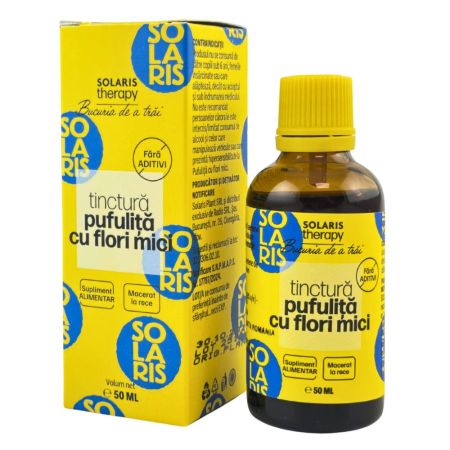 Tinctura de Pufulita cu flori mici, 50 ml, Solaris