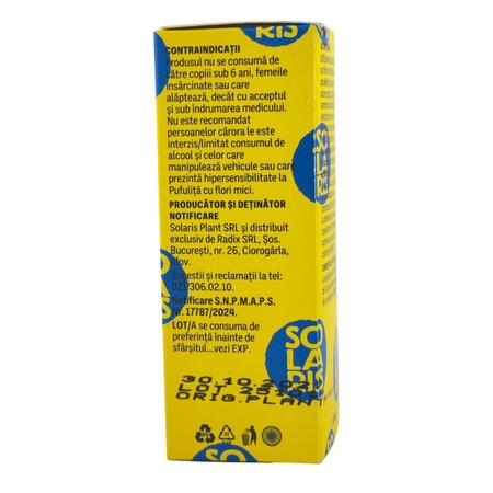 Tinctura de Pufulita cu flori mici, 50 ml, Solaris 745892