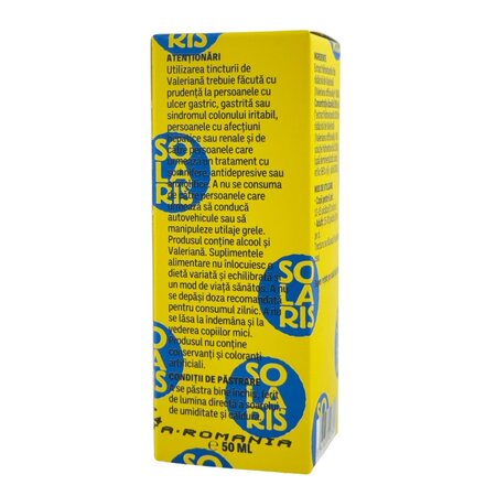 Tinctura de Valeriana, 50 ml, Solaris 745898