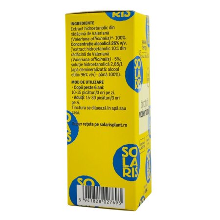 Tinctura de Valeriana, 50 ml, Solaris 745899