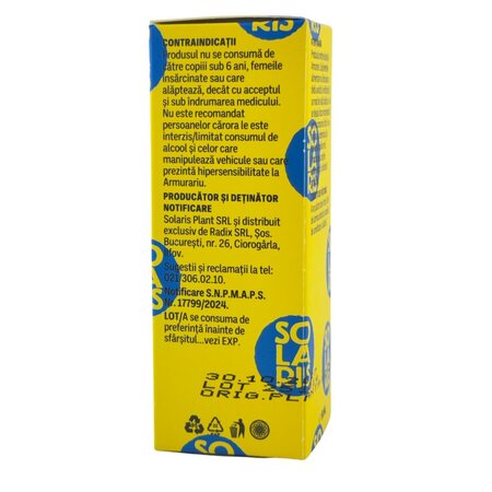 Tinctura de Armurariu, 50 ml, Solaris 745912