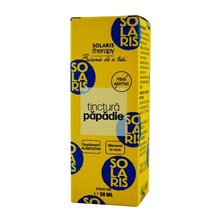 Tinctura de Papadie, 50 ml, Solaris 745923