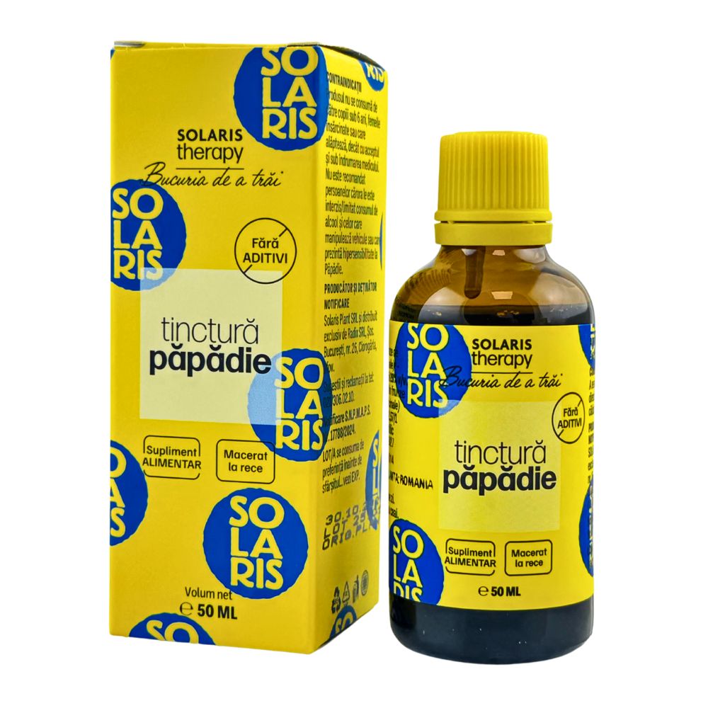 Tinctura de Papadie, 50 ml, Solaris