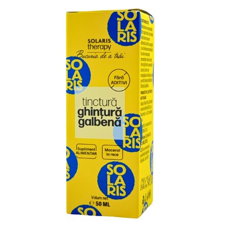 Tinctura de Ghintura galbena, 50 ml, Solaris 745952