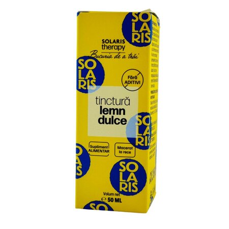 Tinctura de lemn dulce, 50 ml, Solaris 745961