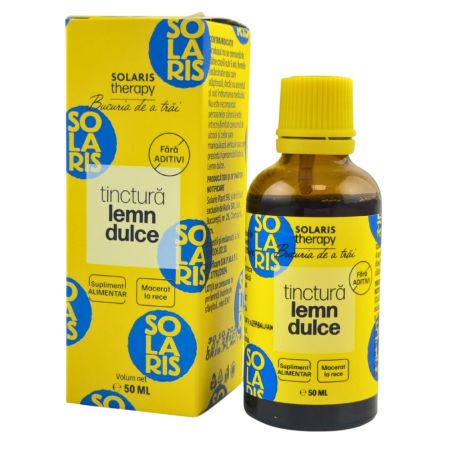 Tinctura de lemn dulce, 50 ml, Solaris