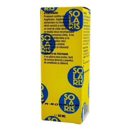 Tinctura de Anghinare, 50 ml, Solaris 745964