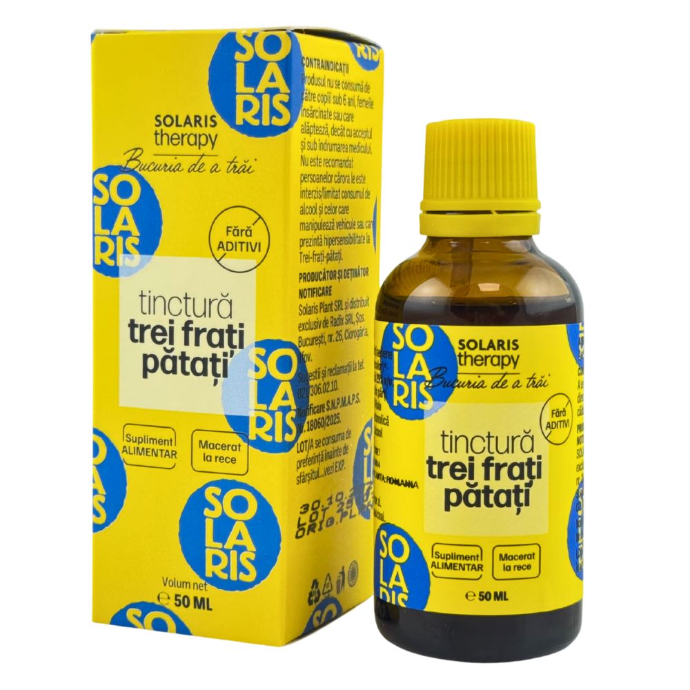 Tinctura de trei frati patati, 50 ml, Solaris