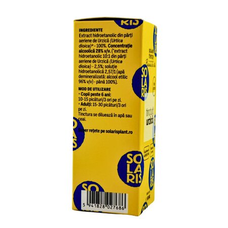Tinctura de urzica, 50 ml, Solaris 745988