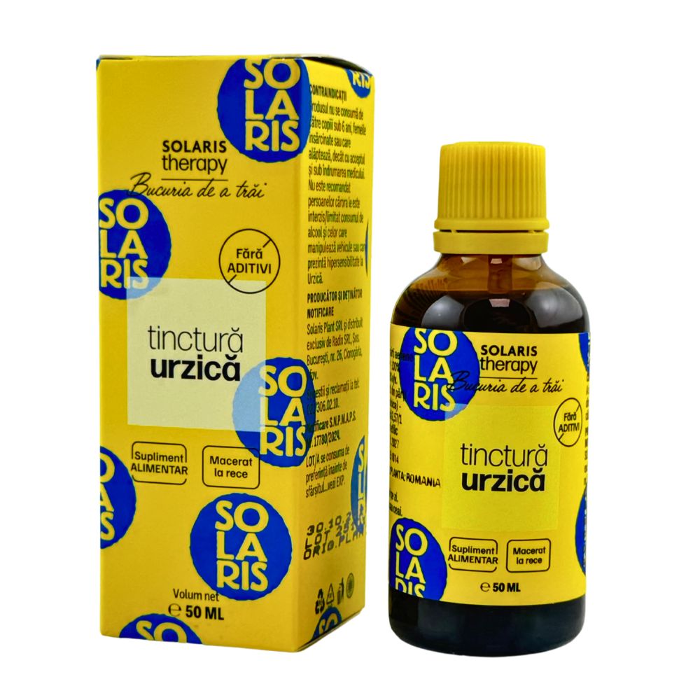 Tinctura de urzica, 50 ml, Solaris