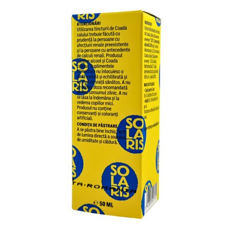 Tinctura de coada calului, 50 ml, Solaris 745992