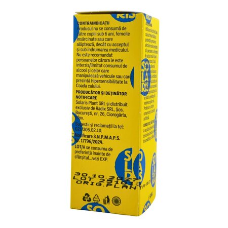 Tinctura de coada calului, 50 ml, Solaris 745991
