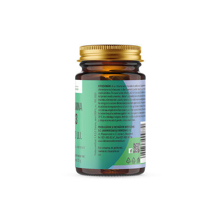 Vitamina D3, 4000UI, 100 capsule moi, Laboratoarele Remedia 746099