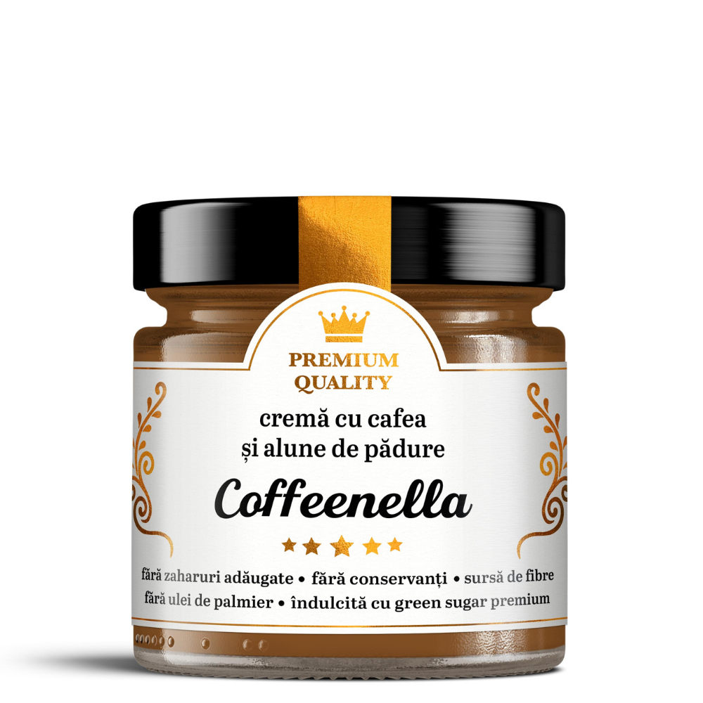 Crema cu cafea si alune de padure, Coffeenella, 250 g, Secretele Ramonei