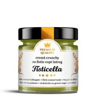 Crema crunchy cu fistic copt intreg, Fisticella, 250 g, Secretele Ramonei