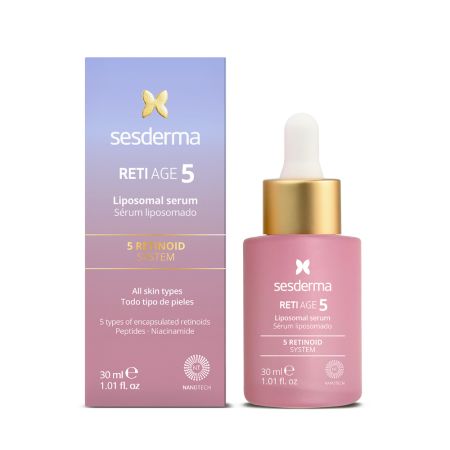 Ser anti-imbatranire cu 5 tipuri de retinoizi RetiAge5, 30 ml, Sesderma